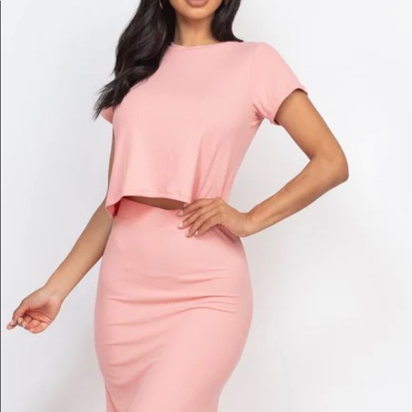 Dresses & Skirts - **last chance, donating soon* Blush/mauve set